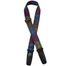 LIS-106-S61 Poly Plush Series Ремень для гитары с блокировкой, Lock-It Straps, D'Andrea