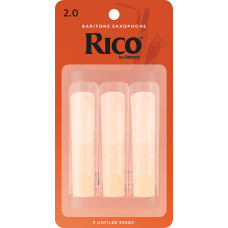 RLA0320 Rico Трости для саксофона баритон, размер 2.0, 3шт, Rico