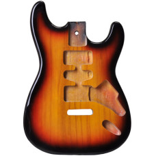 SST-10BOP-3TS Корпус электрогитары, павловния, санберст, Sunsmile