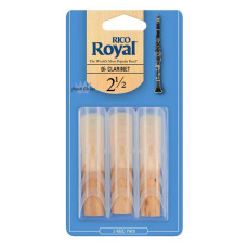 RCB0325 Rico Royal Трости для кларнета Вb, размер 2.5, 3шт, Rico