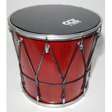 BK-12Kv Барабан кавказский 12" с веревкой, 31х30.3см, красный, Мастерская Бехтеревых BK-12Kv Барабан кавказский 12" с веревкой, 31х30.3см, красный, Мастерская Бехтеревых