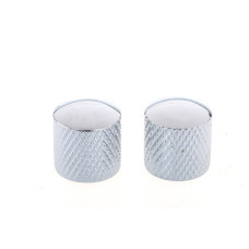 M152-4 Ручка потенциометра, метрическая, металлическая, хром, 4шт, Musiclily M152-4 Ручка потенциометра, метрическая, металлическая, хром, 4шт, Musiclily