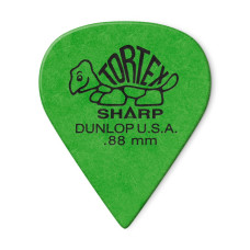 412P.88 Tortex Sharp Медиаторы 12шт, толщина 0,88мм, Dunlop