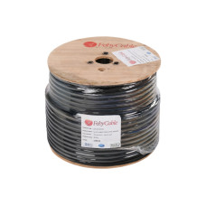 HC315BK-100 Кабель гибридный акустический, черный, 100м, Feby Сable