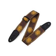 MPJG-SUN-BRN Print Series Ремень для гитары, тканый, солнце/коричневый, Levy's