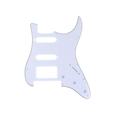 MX1380WH Защитная накладка гитары Fender Stratocaster HSS, 3 слоя, белая, Musiclily