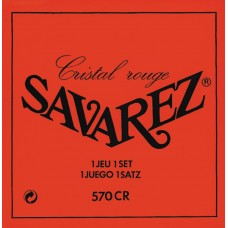 570CR Cristal Rouge Комплект струн для классической гитары, посеребренные, Savarez