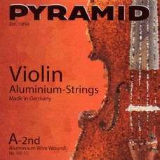 100100 Aluminum Комплект струн для скрипки 4/4, Pyramid