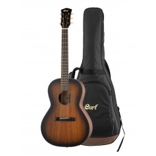 CORE-PE-AMH-OPBB Core Series Электро-акустическая гитара, черный санберст, с чехлом, Cort