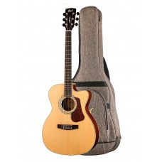 L710F-NS-WBAG Luce Series Электро-акустическая гитара, цвет натуральный, чехол, Cort