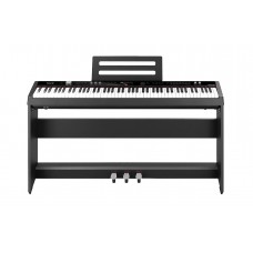 NPK-20-BK + stand, Цифровое пианино со стойкой и педалями , черное, Nux