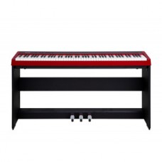 NPK-20-RD + stand, Цифровое пианино со стойкой и педалями, красное, Nux