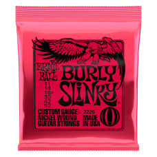 P02226 Burly Slinky Комплект струн для электрогитары, никелированные, 11-52, Ernie Ball