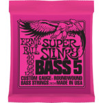 P02824 Super Slinky Bass Комплект струн для 5-струнной бас-гитары, 40-125, никель, Ernie Ball P02824 Super Slinky Bass Комплект струн для 5-струнной бас-гитары, 40-125, никель, Ernie Ball