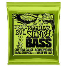 P02832 Regular Slinky Bass Комплект струн для бас-гитары, 50-105, никель, Ernie Ball