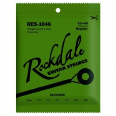 RES-1046 Комплект струн для электрогитары, никелированные, 10-46, Rockdale